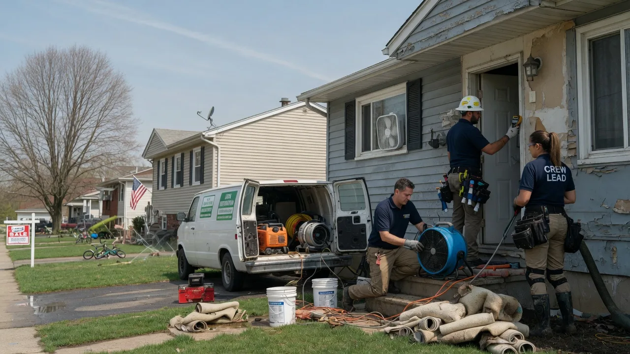 Flood Cleanup in Stockertown, PA near me